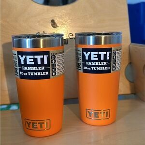 YETI Rambler 10oz Tumbler - Orange